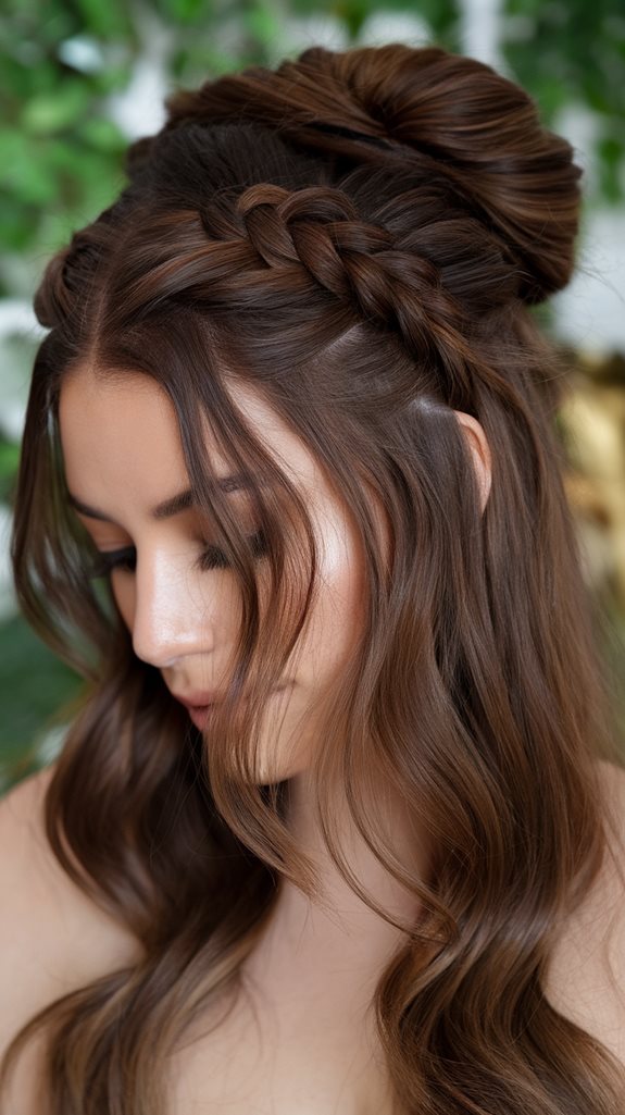 braided bun hairstyle tutorial