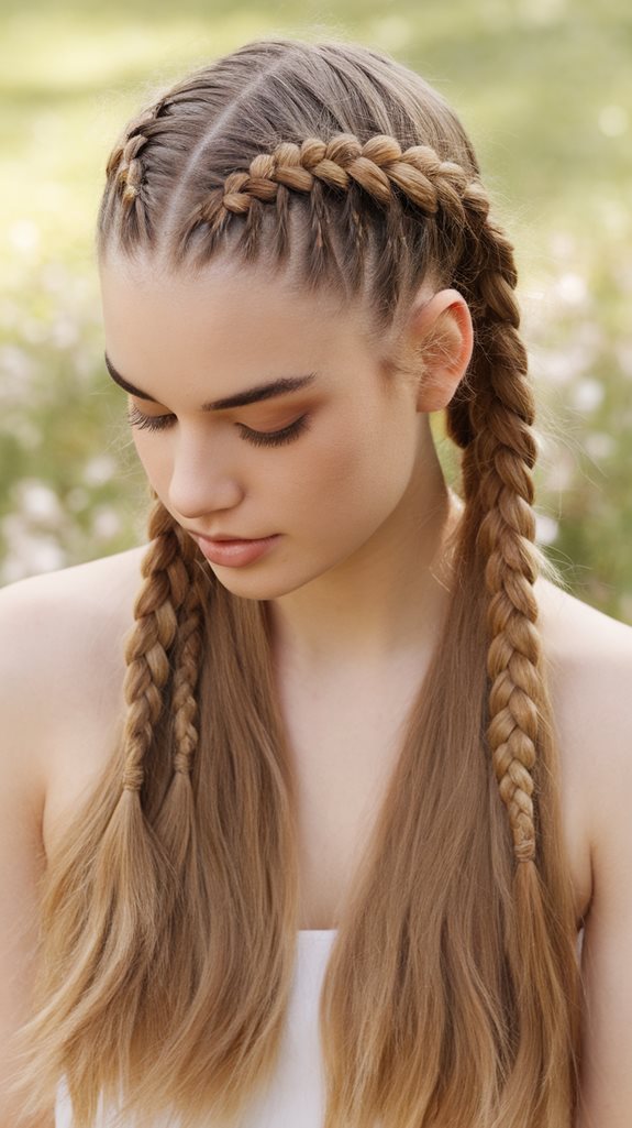 braided hairstyle technique tutorial