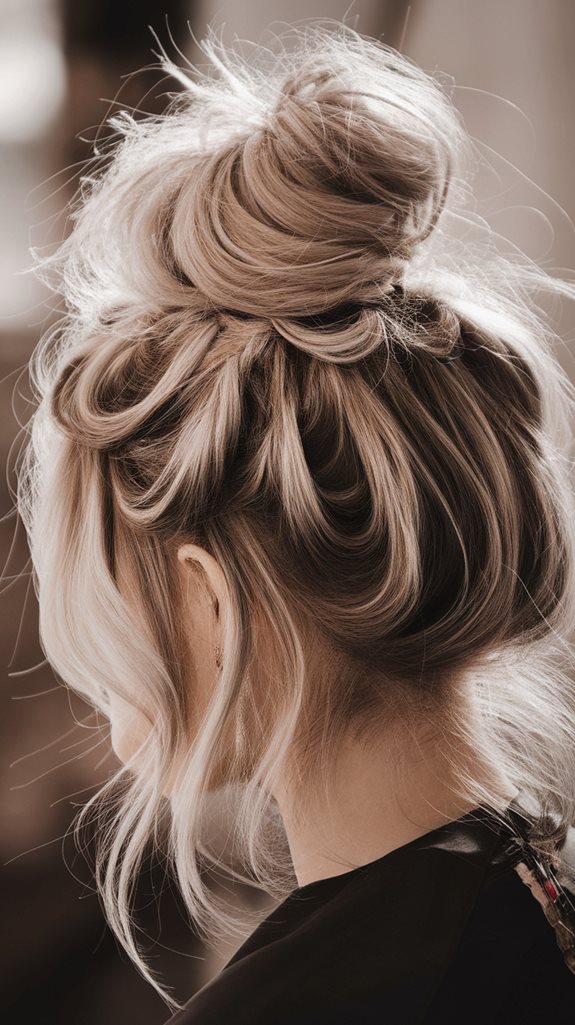 casual stylish hair up