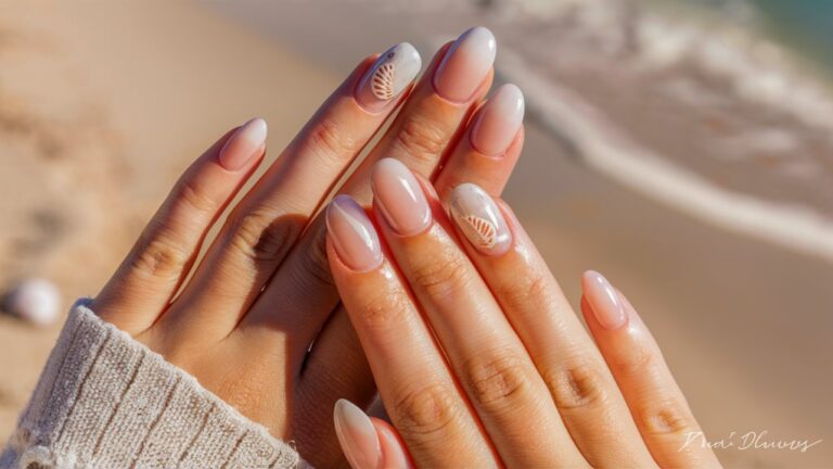 22 Simple Beach Nails for a Chic Look