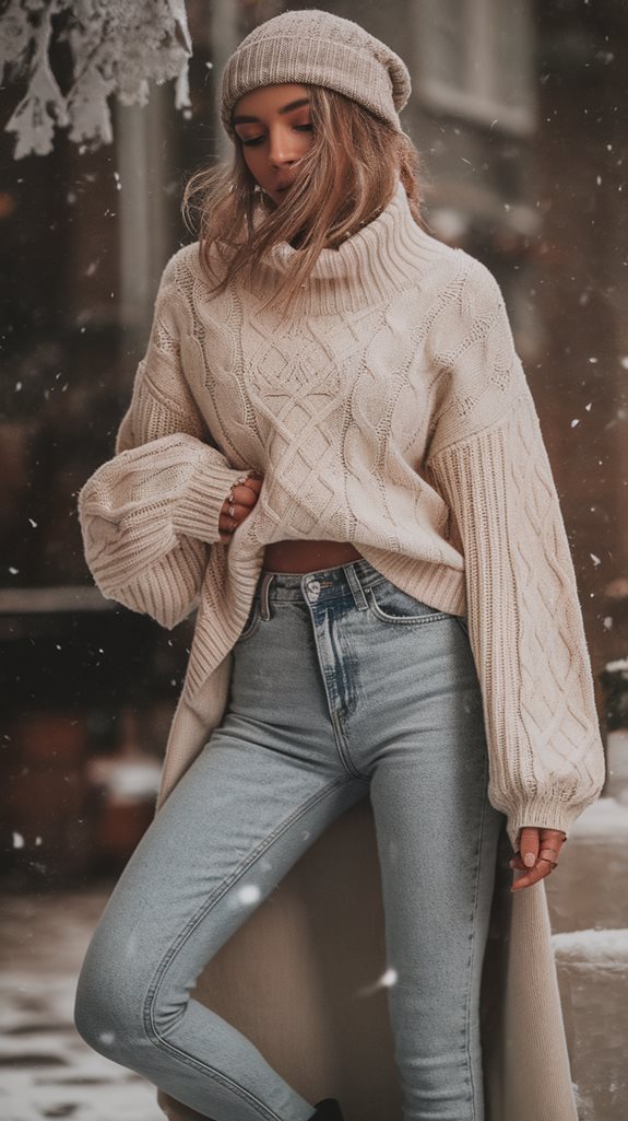 cozy knitwear outfit ideas