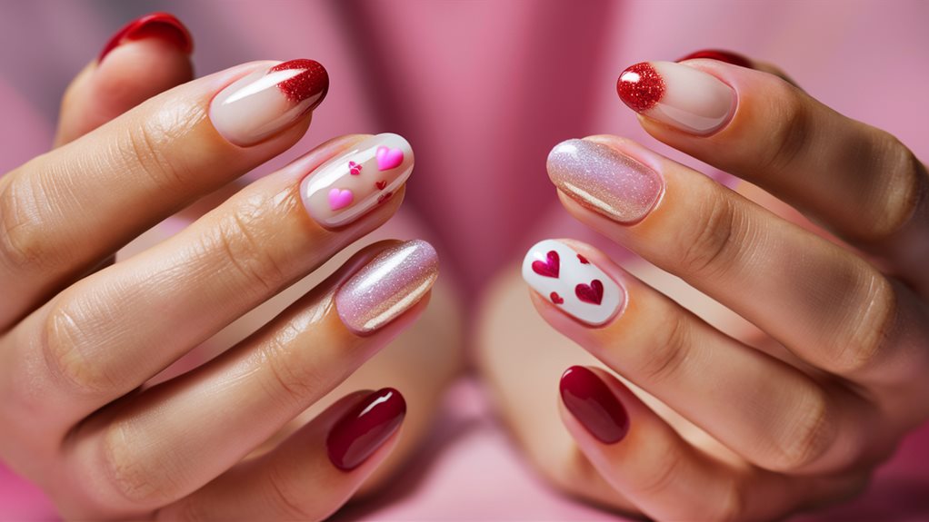 creative valentine s day nails