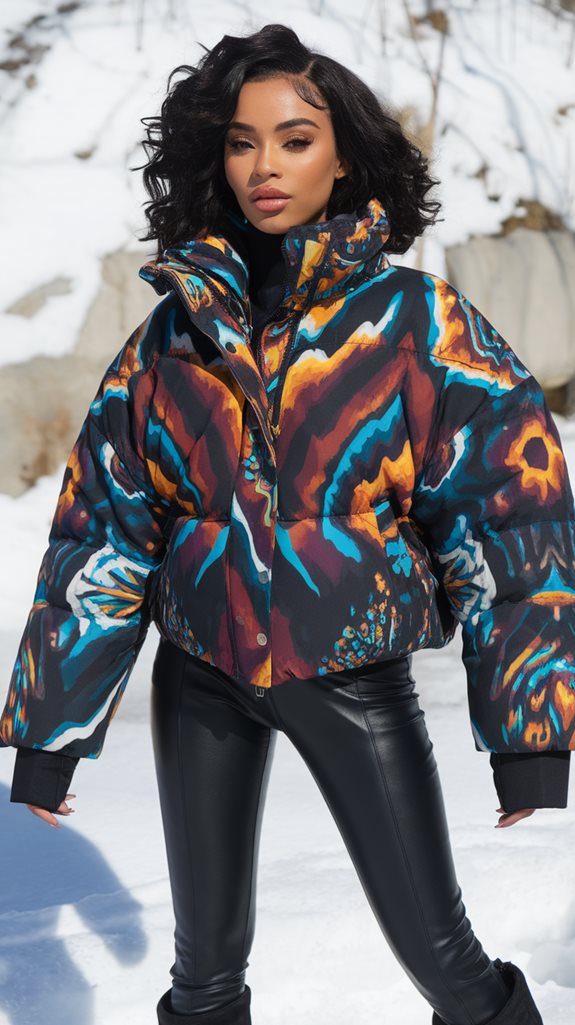 stylish insulated winter outerwear