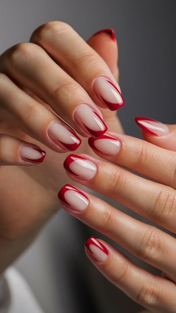 timeless crimson nail polish