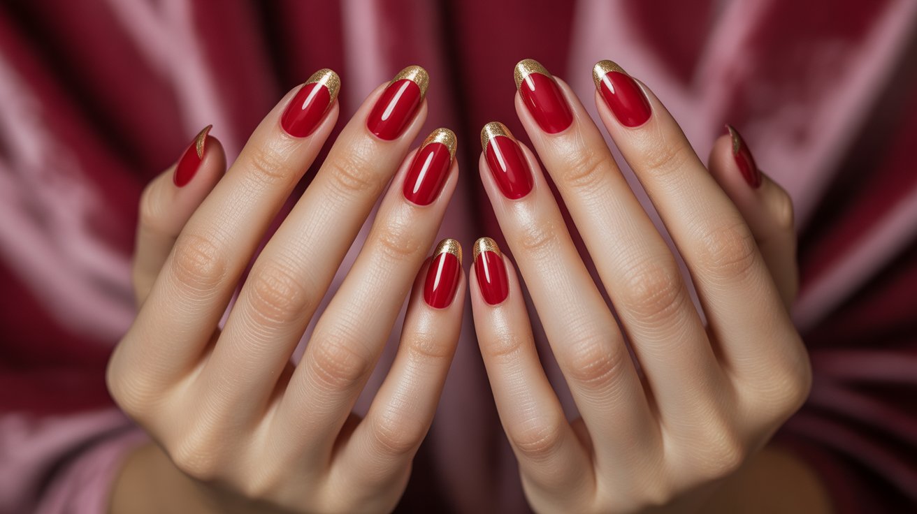 Classic Red With Gold Tips