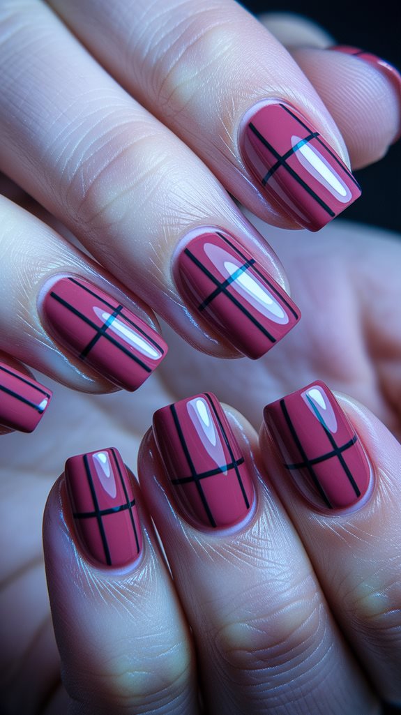 bold linear color contrast