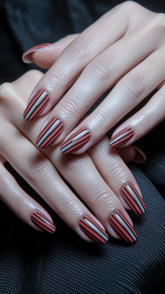 bold striped color pattern