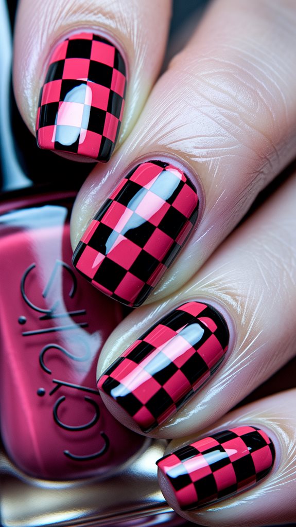 contrasting color pattern design