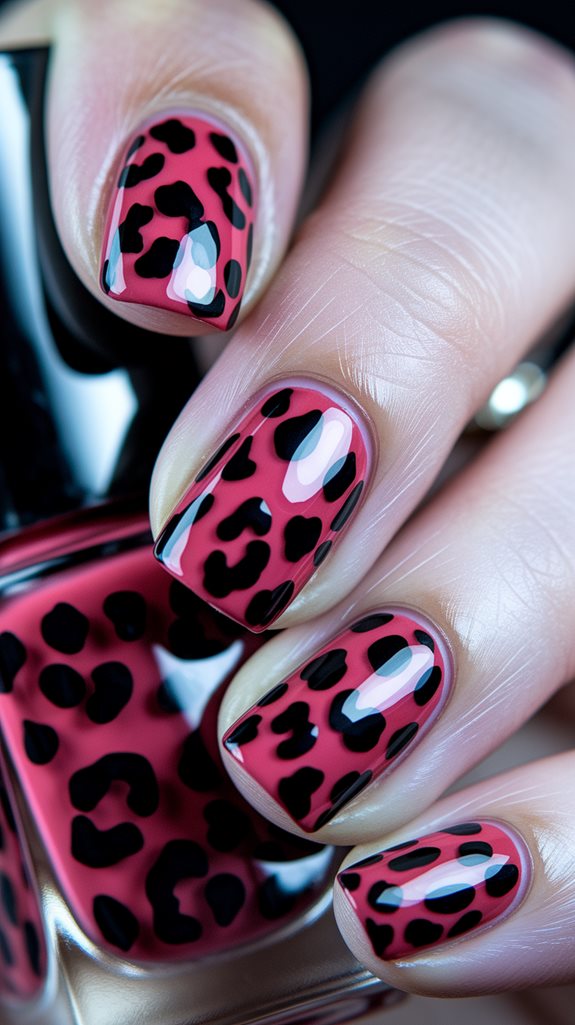vibrant animal print design
