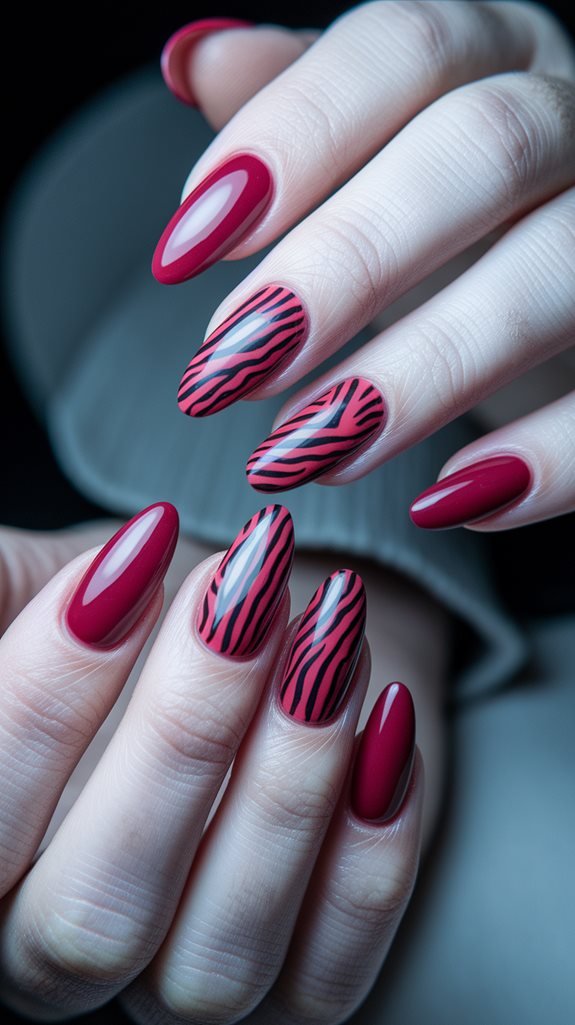 vibrant animal print design