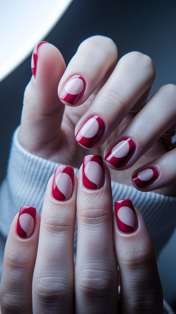 vibrant cherry red design