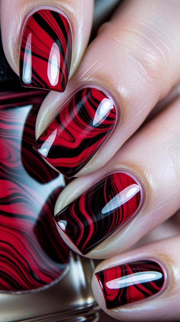 vibrant marble color combination