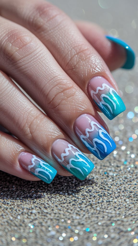 artistic representation of waves