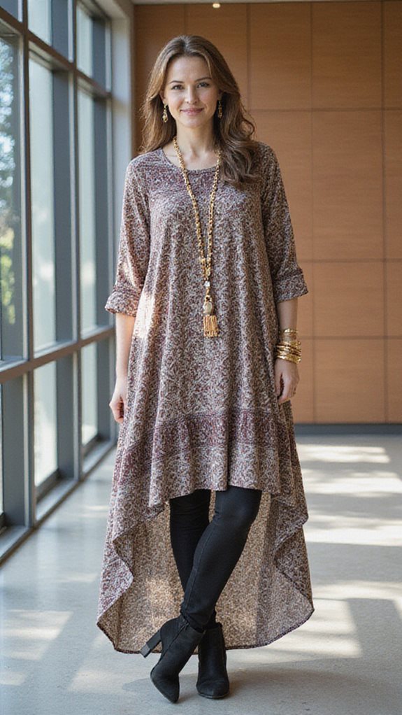 boho tunics with leggings