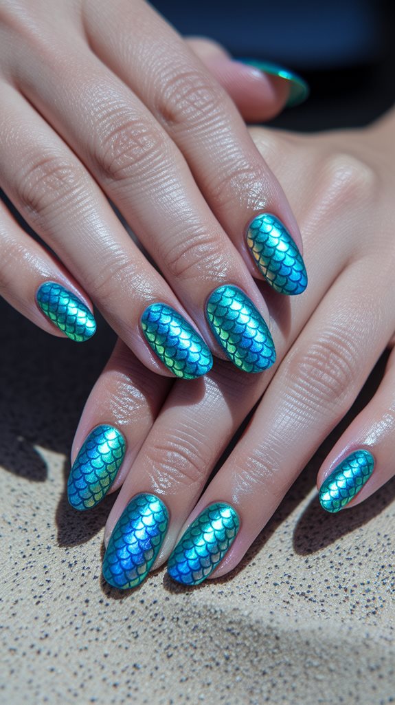 colorful aquatic patterns design