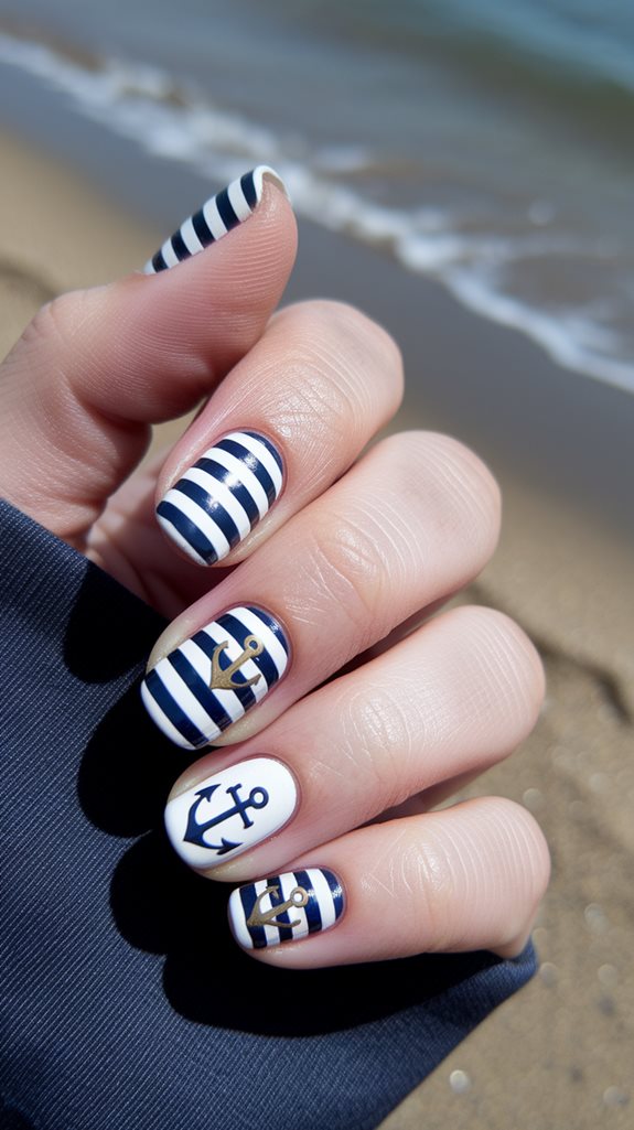 nautical themed pattern design
