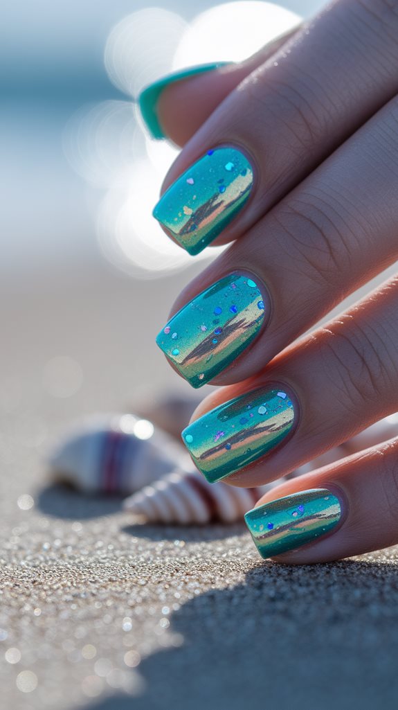ocean inspired sparkling treasure