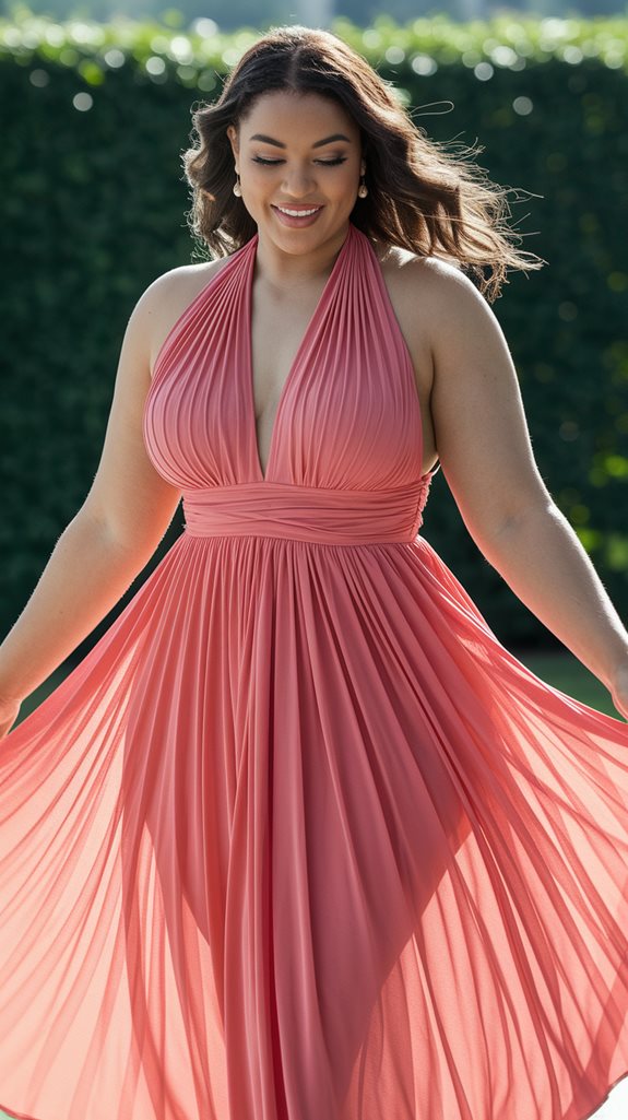 stylish halter neck dress