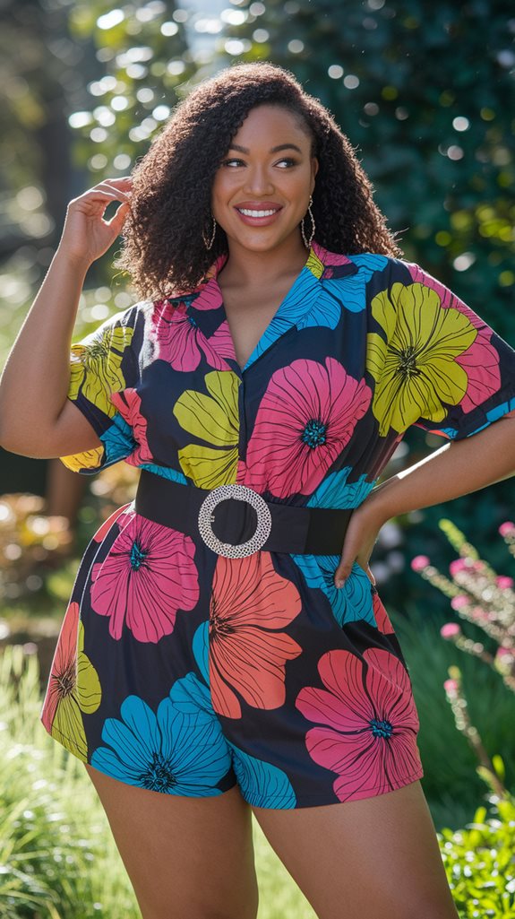 trendy belted summer outfit