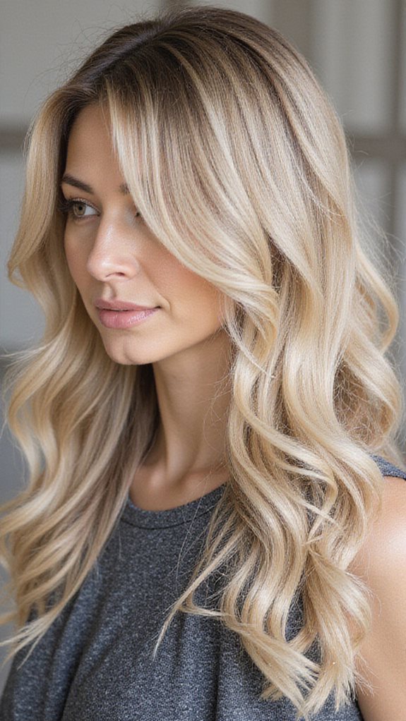 beige blonde hair sophistication