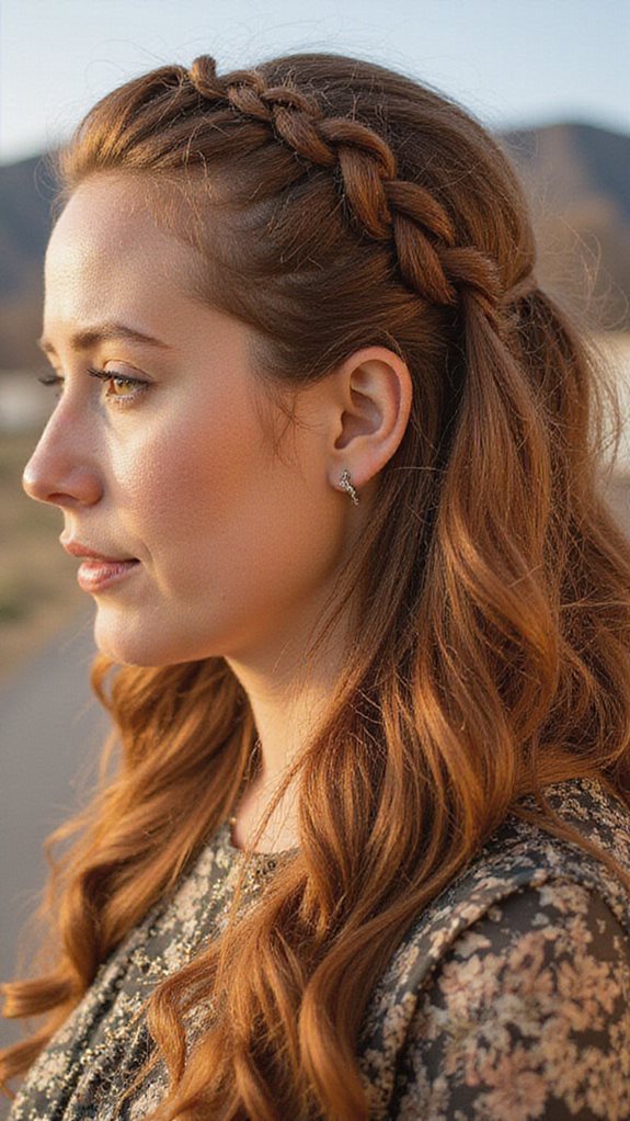 braided crown hair tutorial