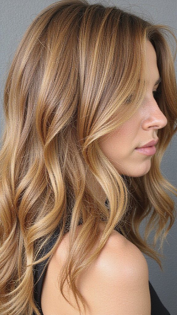 caramel blonde hair maintenance