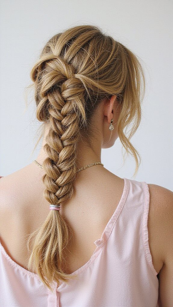effortless chic fishtail braid