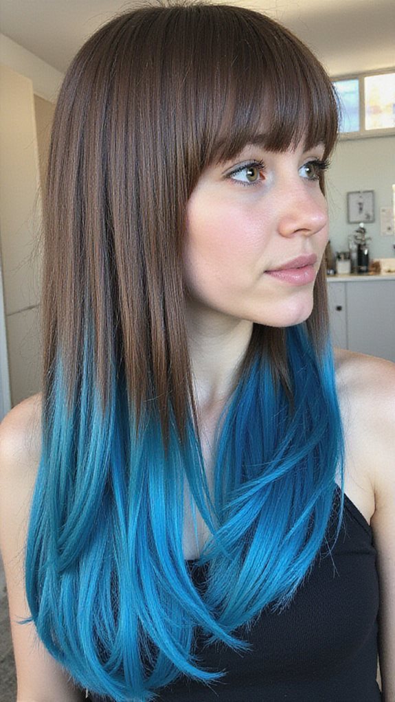 funky colored hair transformation