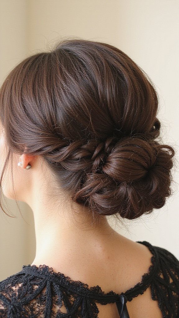 graceful side swept elegance achieved