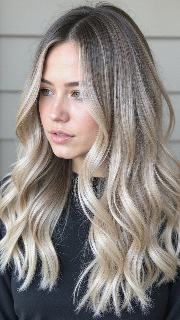 mushroom ash blonde elegance