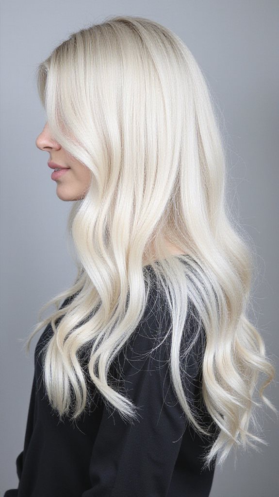 platinum blonde hair maintenance