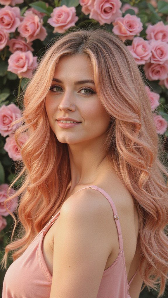 rose gold blonde hair care