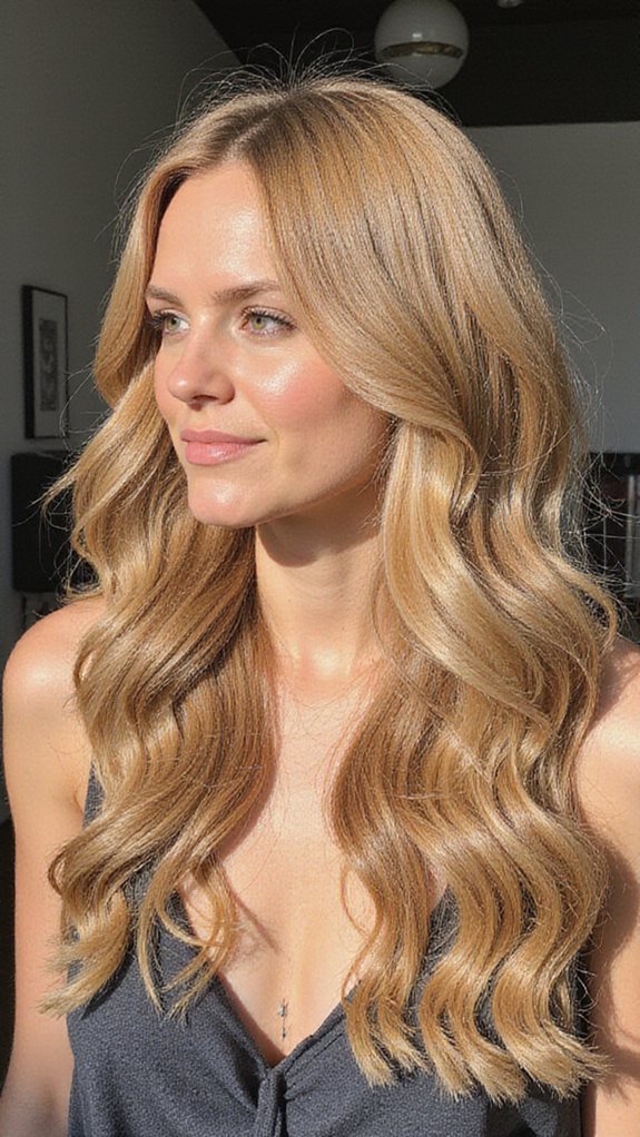 sophisticated dirty blonde tones