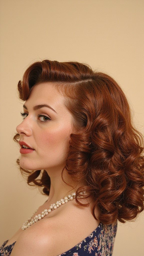 timeless glamorous pin up curls