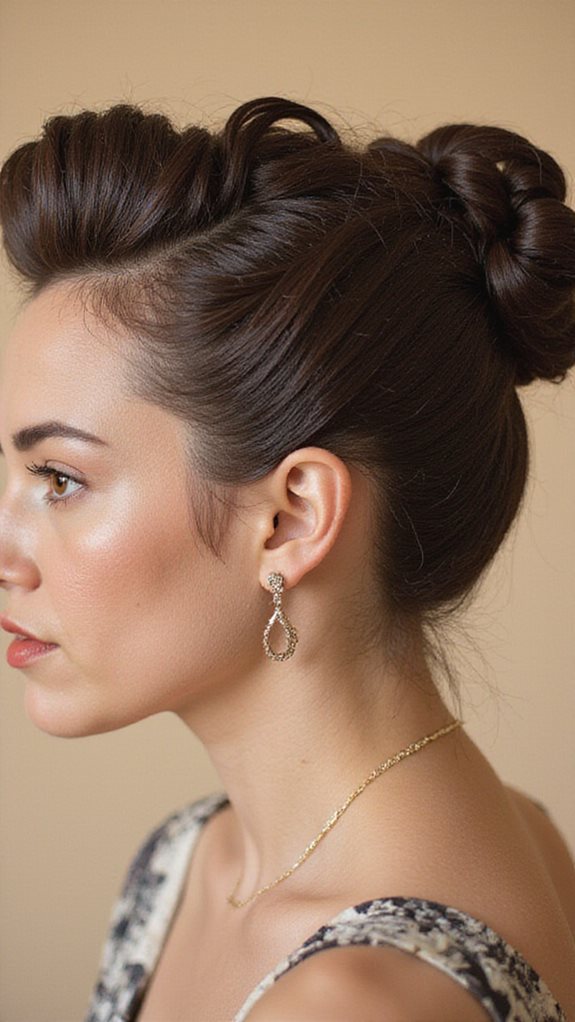 vintage hairstyle with elegance