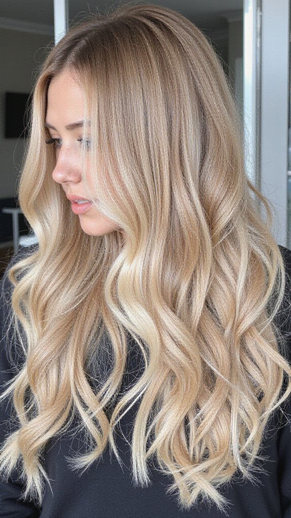 warm elegant hair color