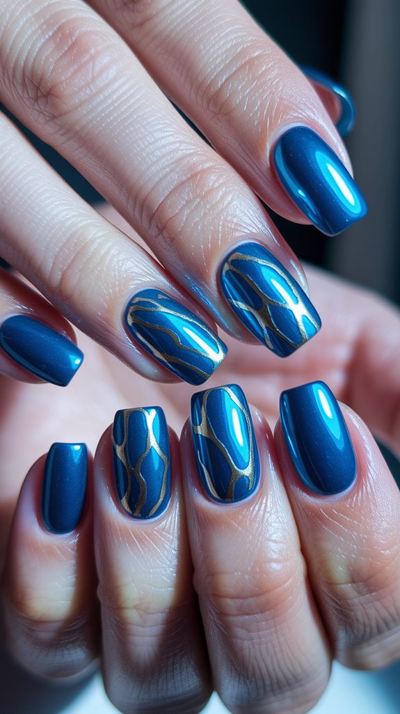 shiny decorative elements incorporated