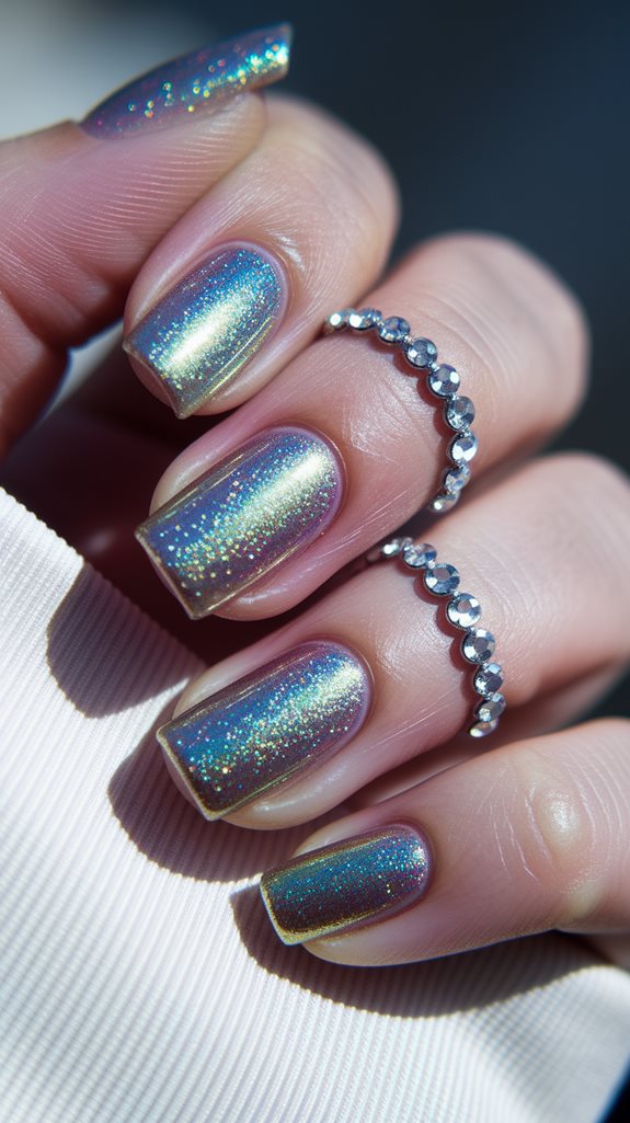 sparkling glamorous dazzling style