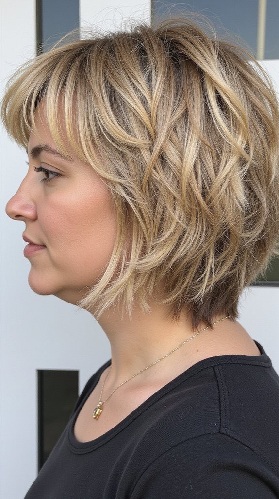 bangs enhance short shags