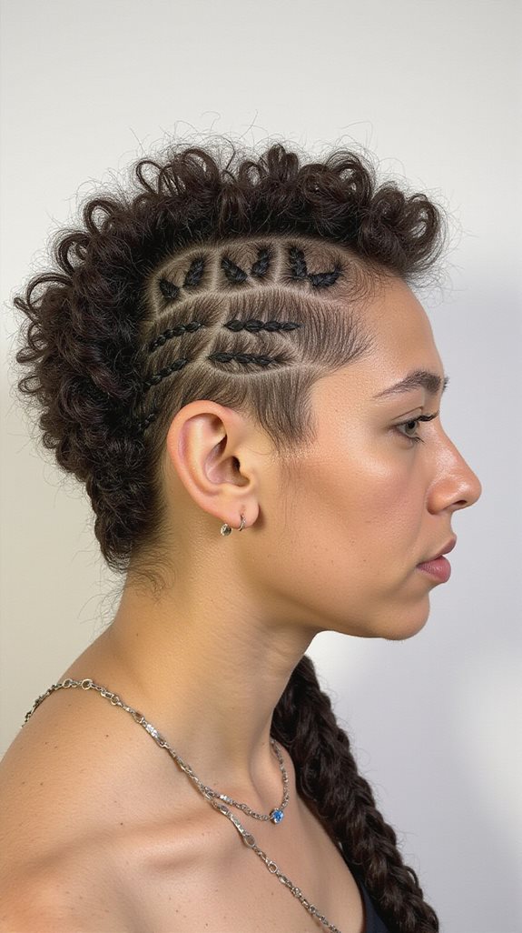 braids enhance pixie hairstyles