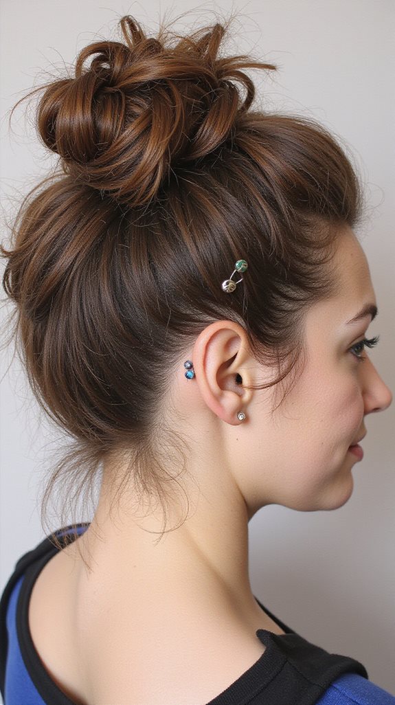 chic high messy bun techniques