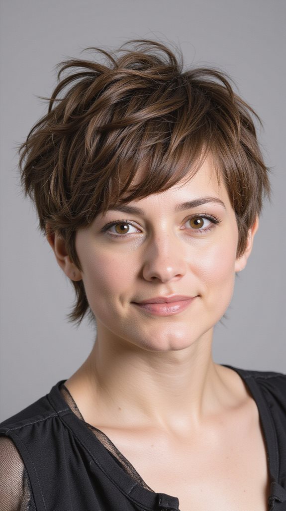 edgy textured versatile pixie