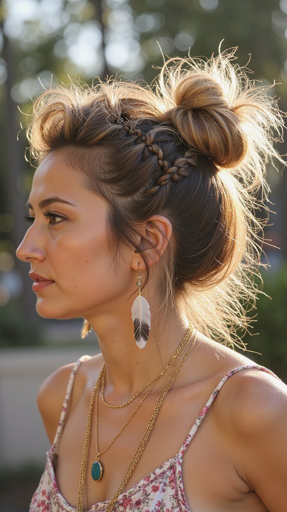 effortless free spirited hairstyle