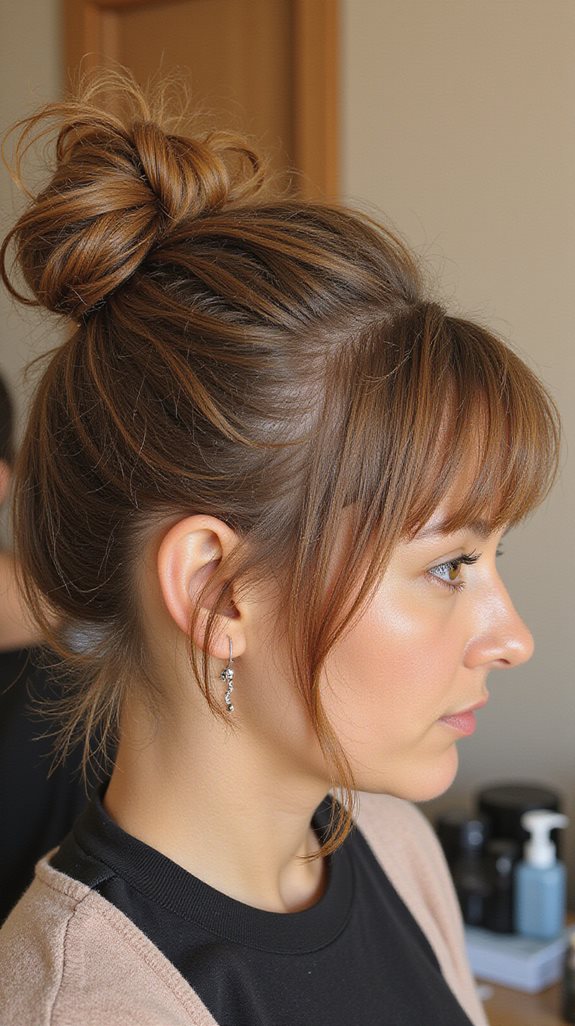 effortless messy bun tutorial