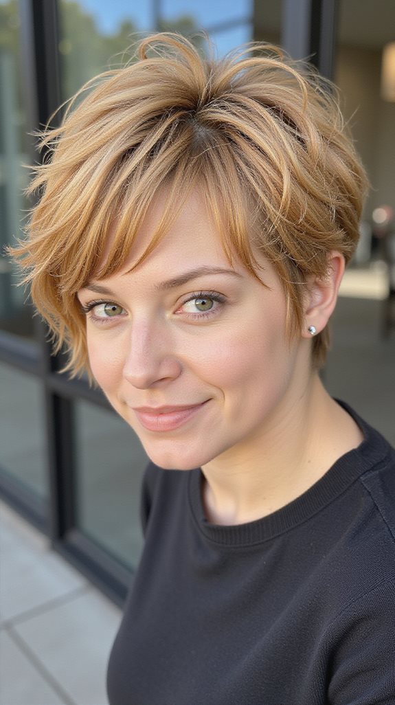 effortlessly chic messy pixie