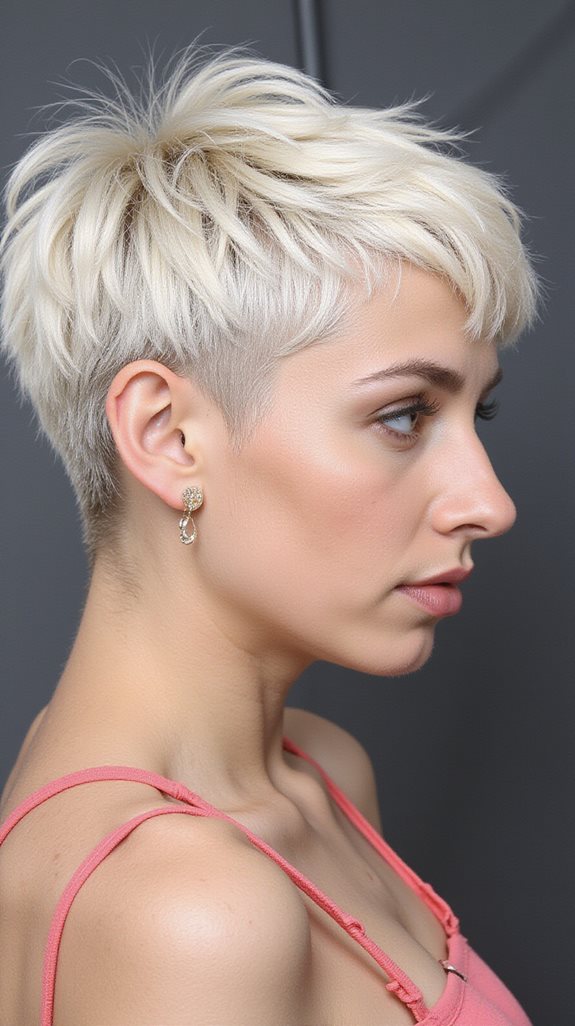layered short hair techniques