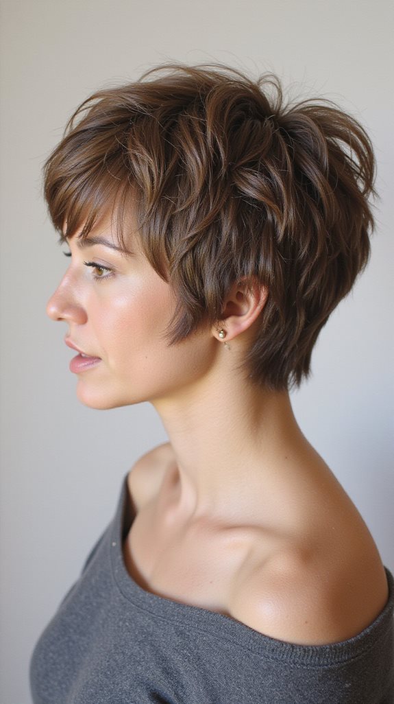 styling techniques for short shags