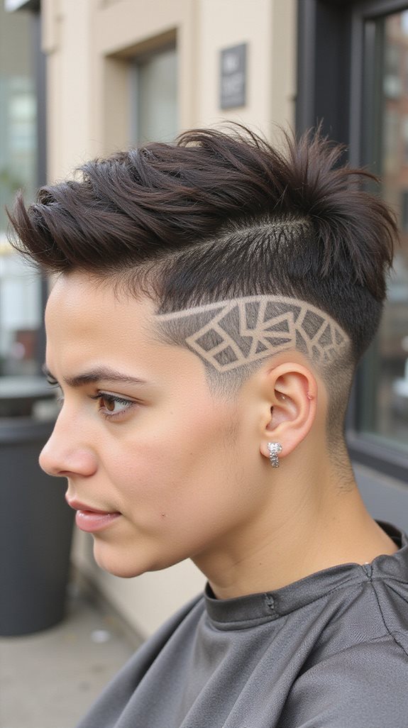 stylish versatile undercut hairstyle