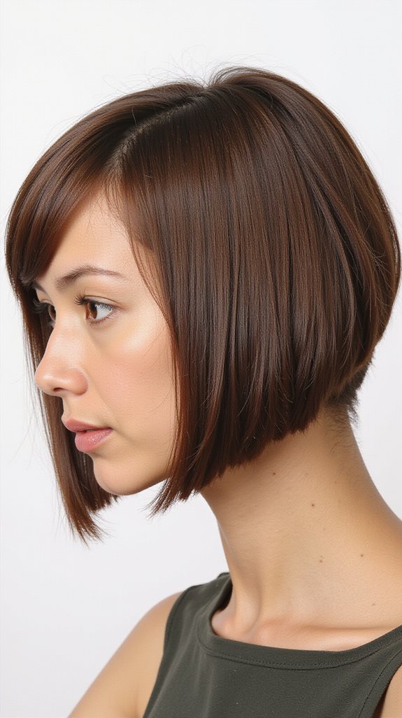versatile angled bob haircut