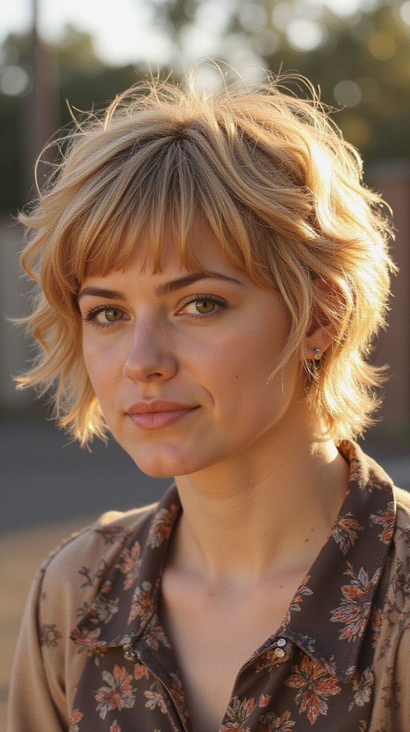 vintage short shag hairstyles